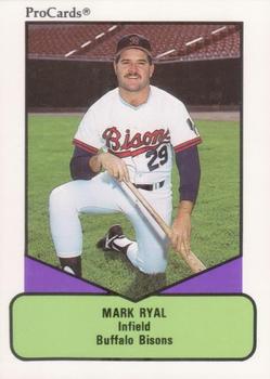 1990 ProCards AAA #498 Mark Ryal Front