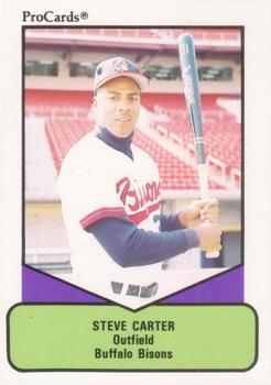 1990 ProCards AAA #500 Steve Carter Front