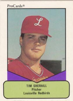 1990 ProCards AAA #517 Tim Sherrill Front