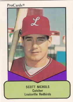 1990 ProCards AAA #518 Scott Nichols Front