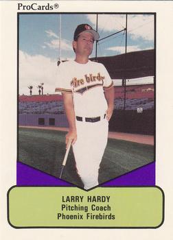 1990 ProCards AAA #55 Larry Hardy Front
