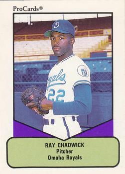 1990 ProCards AAA #593 Ray Chadwick Front