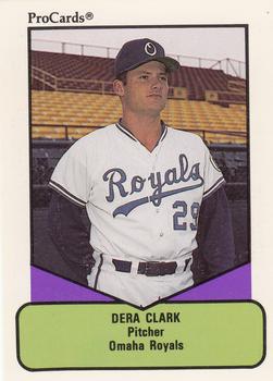 1990 ProCards AAA #594 Dera Clark Front