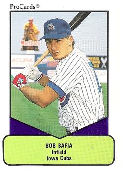 1990 ProCards AAA #630 Bob Bafia Front