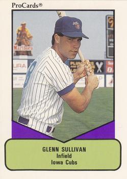 1990 ProCards AAA #634 Glenn Sullivan Front