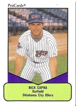 1990 ProCards AAA #689 Nick Capra Front