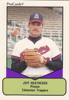 1990 ProCards AAA #91 Jeff Heathcock Front