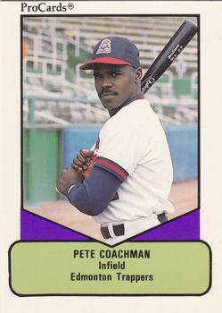 1990 ProCards AAA #98 Pete Coachman Front