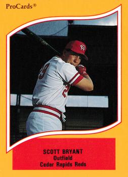 1990 ProCards A and AA #129 Scott Bryant Front