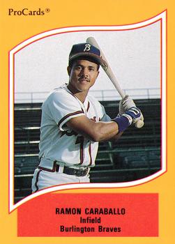 1990 ProCards A and AA #131 Ramon Caraballo Front