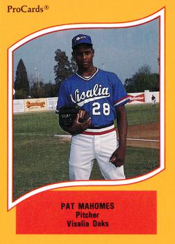 1990 ProCards A and AA #141 Pat Mahomes Front