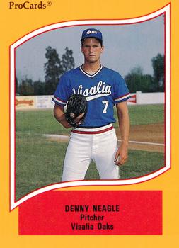 1990 ProCards A and AA #142 Denny Neagle Front