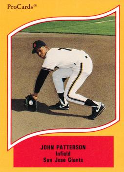 1990 ProCards A and AA #155 John Patterson Front