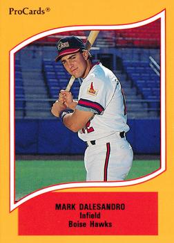 1990 ProCards A and AA #166 Mark Dalesandro Front