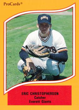 1990 ProCards A and AA #170 Eric Christopherson Front