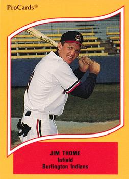 1990 ProCards A and AA #187 Jim Thome Front