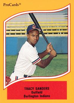 1990 ProCards A and AA #188 Tracy Sanders Front