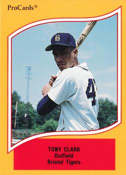 1990 ProCards A and AA #189 Tony Clark Front