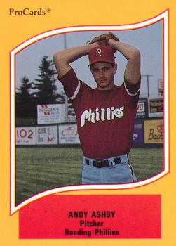 1990 ProCards A and AA #22 Andy Ashby Front