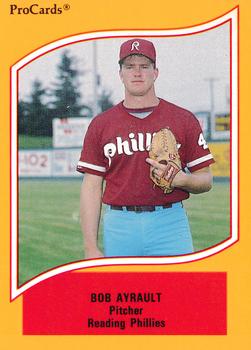 1990 ProCards A and AA #23 Bob Ayrault Front