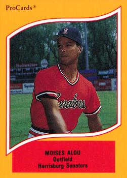 1990 ProCards A and AA #29 Moises Alou Front