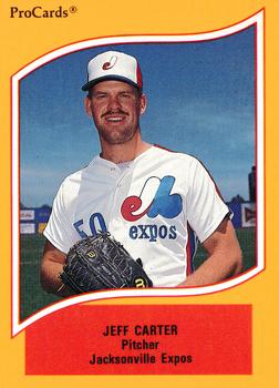 1990 ProCards A and AA #38 Jeff Carter Front