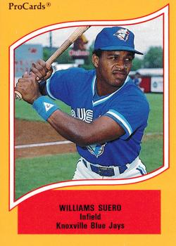 1990 ProCards A and AA #61 William Suero Front