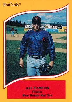 1990 ProCards A and AA #8 Jeff Plympton Front