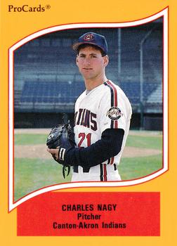 1990 ProCards A and AA #9 Charles Nagy Front
