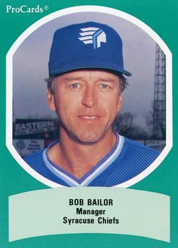 1990 ProCards Triple A All-Stars #AAA11 Bob Bailor Front