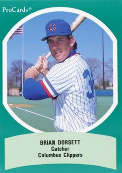1990 ProCards Triple A All-Stars #AAA14 Brian Dorsett Front