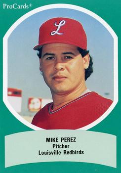1990 ProCards Triple A All-Stars #AAA29 Mike Perez Front