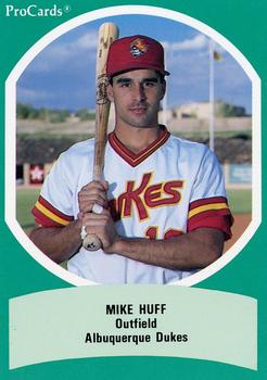 1990 ProCards Triple A All-Stars #AAA46 Mike Huff Front