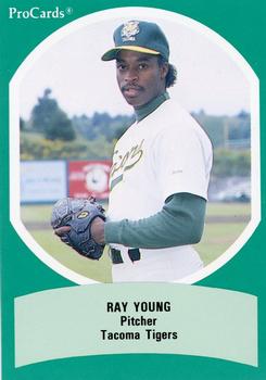 1990 ProCards Triple A All-Stars #AAA48 Ray Young Front