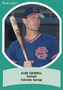 1990 ProCards Triple A All-Stars #AAA50 Alan Cockrell Front