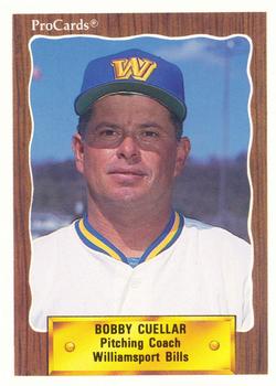 1990 ProCards #1073 Bobby Cuellar Front