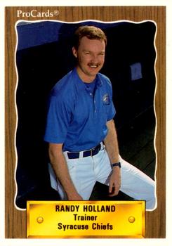 1990 ProCards #NNO Randy Holland Front