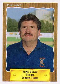 1990 ProCards #NNO Mike Delao Front