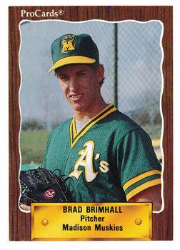 1990 ProCards #2260 Brad Brimhall Front