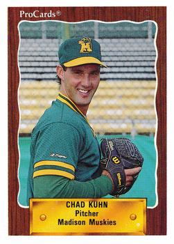 1990 ProCards #2263 Chad Kuhn Front