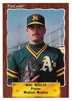 1990 ProCards #2267 Mike Mohler Front
