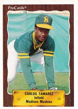 1990 ProCards #2279 Carlos Tamarez Front