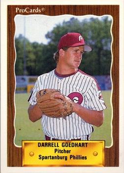 1990 ProCards #2485 Darrell Goedhart Front