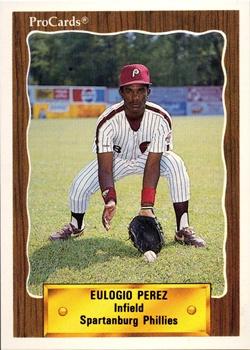1990 ProCards #2500 Eulogio Perez Front