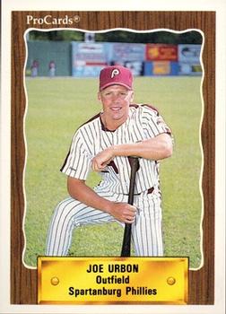 1990 ProCards #2505 Joe Urbon Front