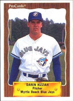 1990 ProCards #2772 Daren Kizziah Front