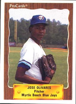 1990 ProCards #2776 Jose Olivares Front