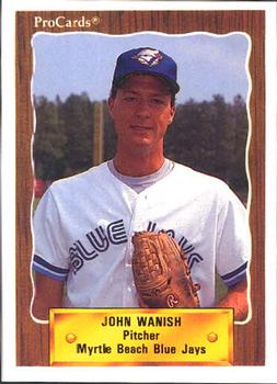 1990 ProCards #2778 John Wanish Front