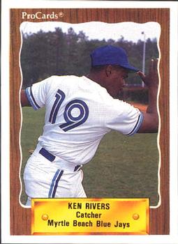 1990 ProCards #2779 Ken Rivers Front