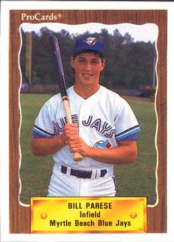 1990 ProCards #2786 Bill Parese Front
